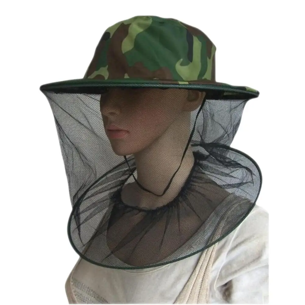 

Beekeeping Hat Professional Mosquito Bug Insect Outdoor Protector Bee Resistance Net Mesh Head Face Cap Beekeeping Tools