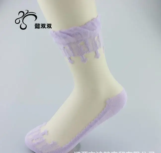 Женские кружевные носки 10 пар мягкие удобные прозрачные шелковые хлопковые