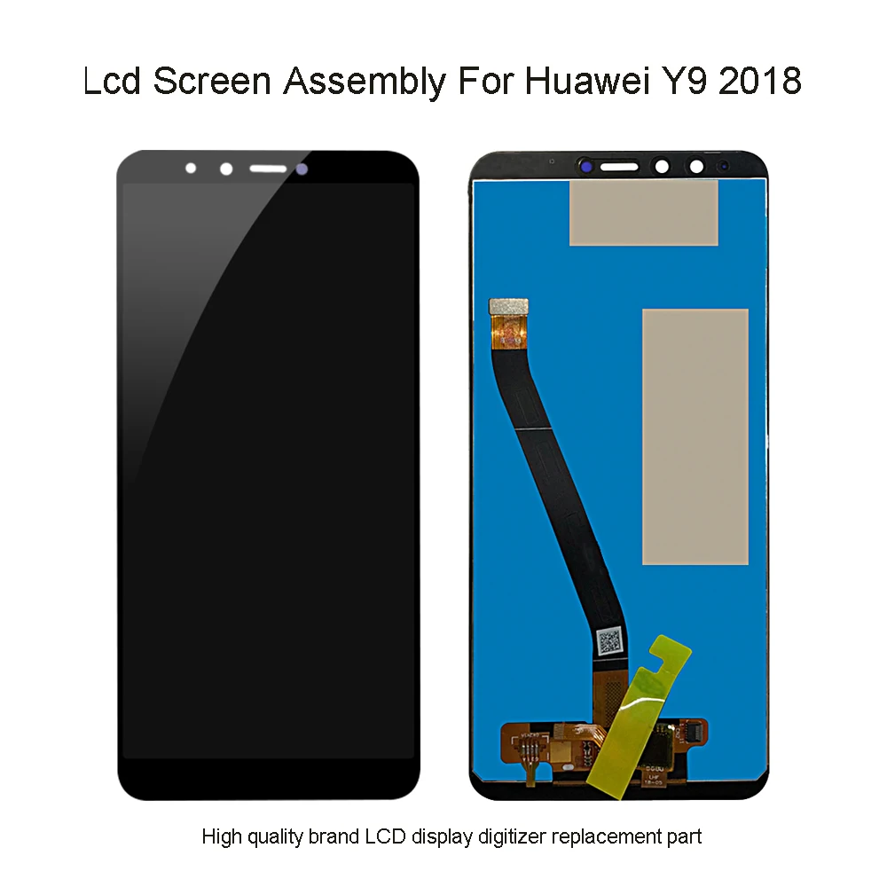 Качество 5 93 ''LCD для Huawei Y9 2018 кодирующий преобразователь сенсорного экрана в