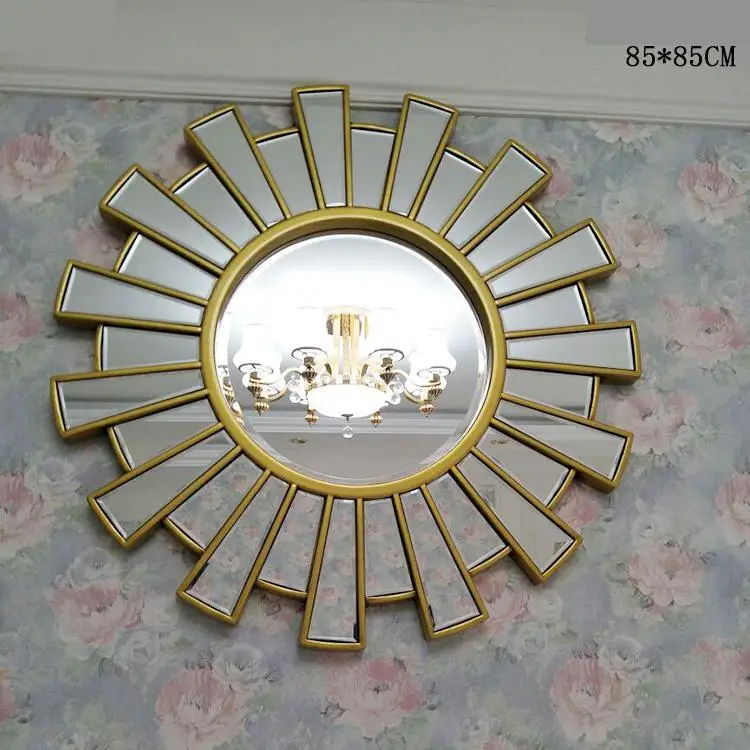 65 см x Европейский современный ресторан камин солнцезащитное украшение зеркало