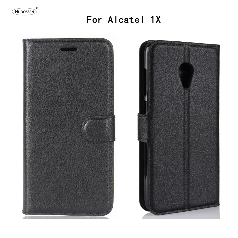HUDOSSEN чехол для Alcatel 1X 5059 Чехлы Бумажник искусственная кожа защитная задняя крышка