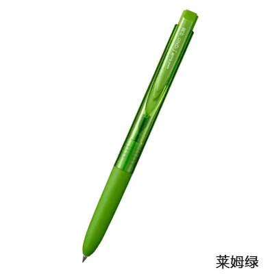 Light Green 1Pc 1 шт. Универсальный шариковый Signo RT1 UMN155 0,38 мм гелевая чернильная ручка Япония 10 цветов офисные/школьные принадлежности - Цвет: Light Green 1Pc