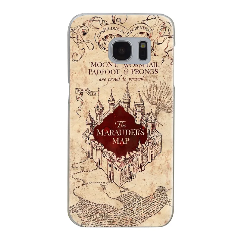 H495 Harry Potter Deathly Hallows Transparent Hard PC Case Cover For Samsung Galaxy S Note 3 4 5 6 7 8 9 Edge Plus |