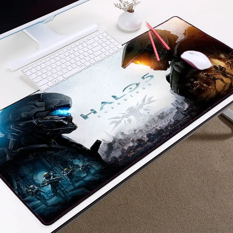 400X900X2MM Congsipad Halo серия игровой узор коврики для мыши для видеоигр Halo5 игровой Настольный коврик с узором коврик для мыши ПК клавиатура мышь - Цвет: 400X900X2MM