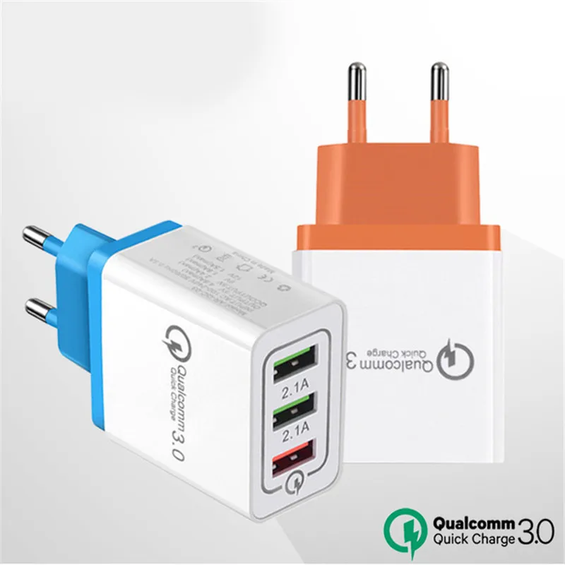 Зарядное устройство USB quick charge 3 0 для iPhone X 8 7 iPad быстрое настенное зарядное Samsung S9/S8
