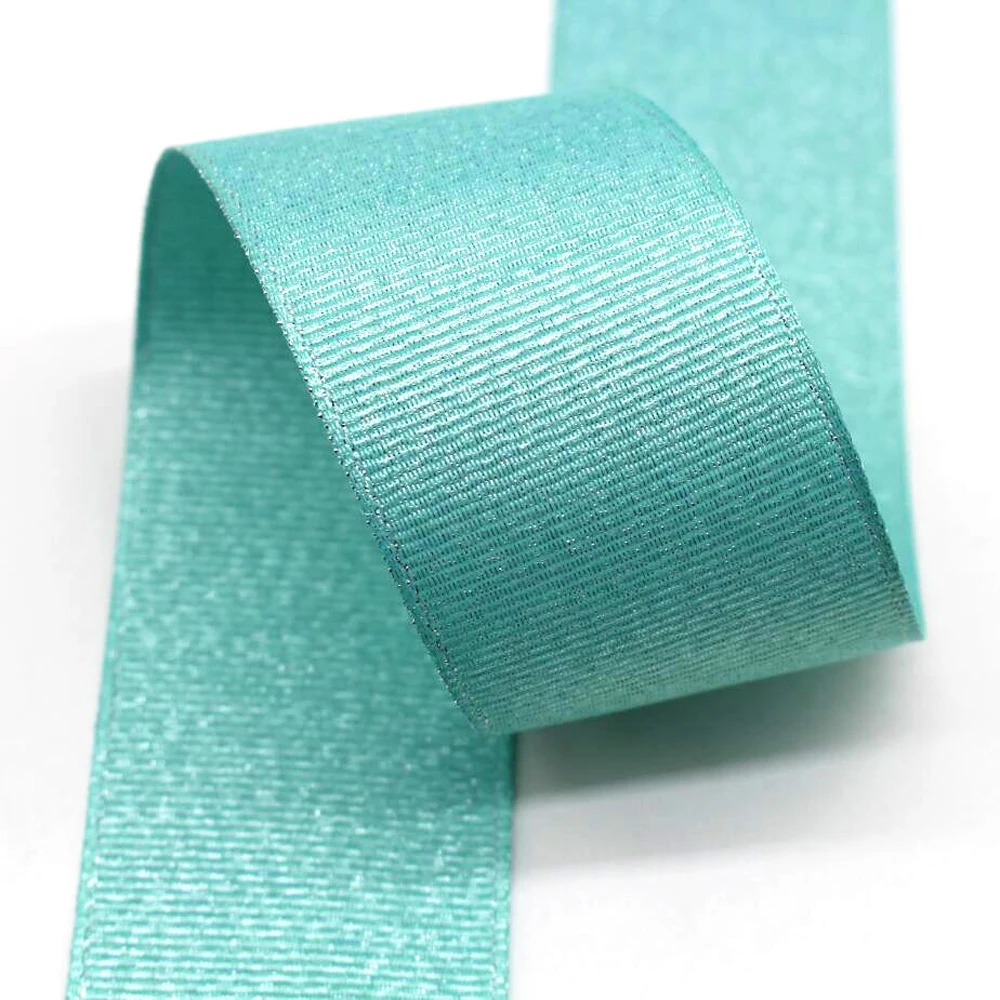 Высокая яркость/2 дюйма 38 мм серебряный уток двусторонняя лента 10 ярдов/50 ярдов