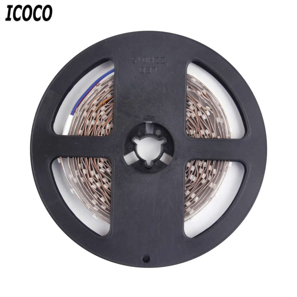 ICOCO режущая декоративная ленсветильник 5 м 16 футов 3528 SMD RGB 300 Светодиодная s лампа