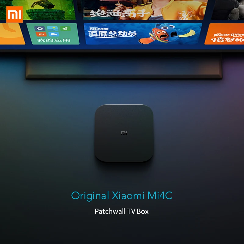 Китайская версия медиаплеер Xiaomi 4C Mi4C Box Amlogic S905L телеприставки 4 K HDR DTS HD Mibox Cortex A53
