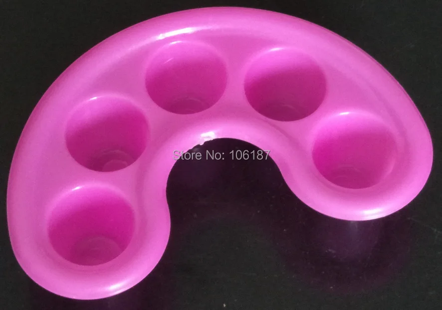 1 шт. инструмент для дизайна ногтей пузырчатая ванна спа черный розовый цвет лак