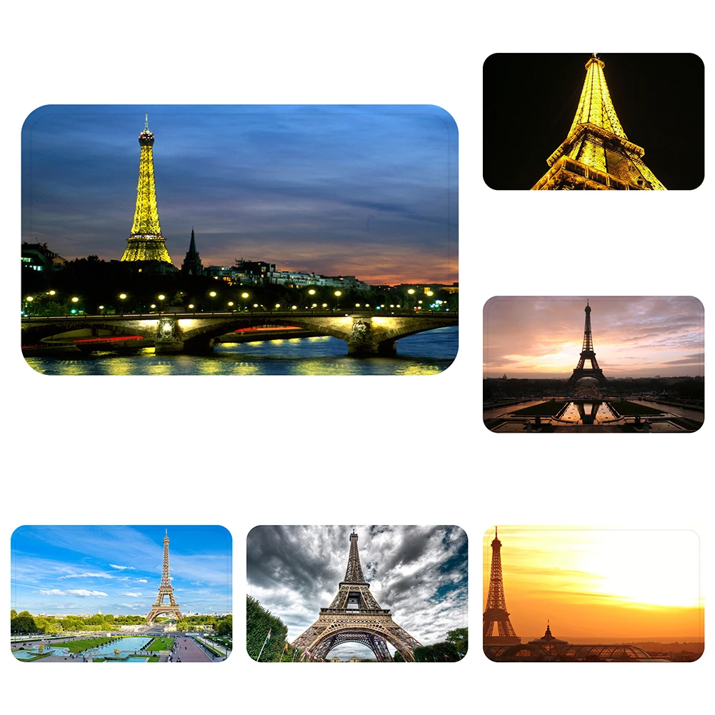 Paris the Tower Wonder Scenic Mat Bath Carpet Decorative Anti-Slip Mats Room Car Floor Bar Rugs Door Home Decor Gift | Дом и сад