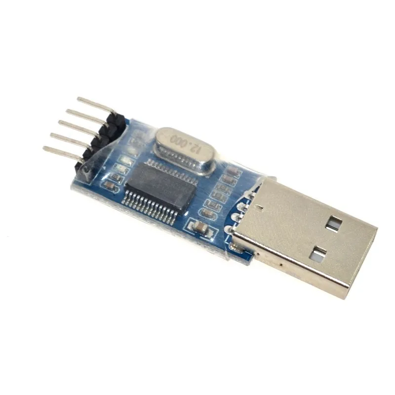 Кабель загрузки модуля PL2303HX на микроконтроллере STC USB в блок программирования TTL