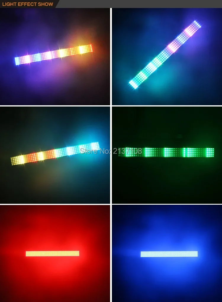 Double Side SMD Roller Strobe Wash Light RGB 500*0.2W DMX512 Lumiere DJ Disco Party Stage Lighting Macchina Del Fumo Discokugel | Освещение