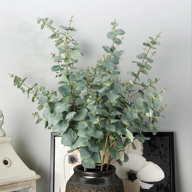 Flone европейские искусственные листья деревьев банана золотые деньги эвкалипта