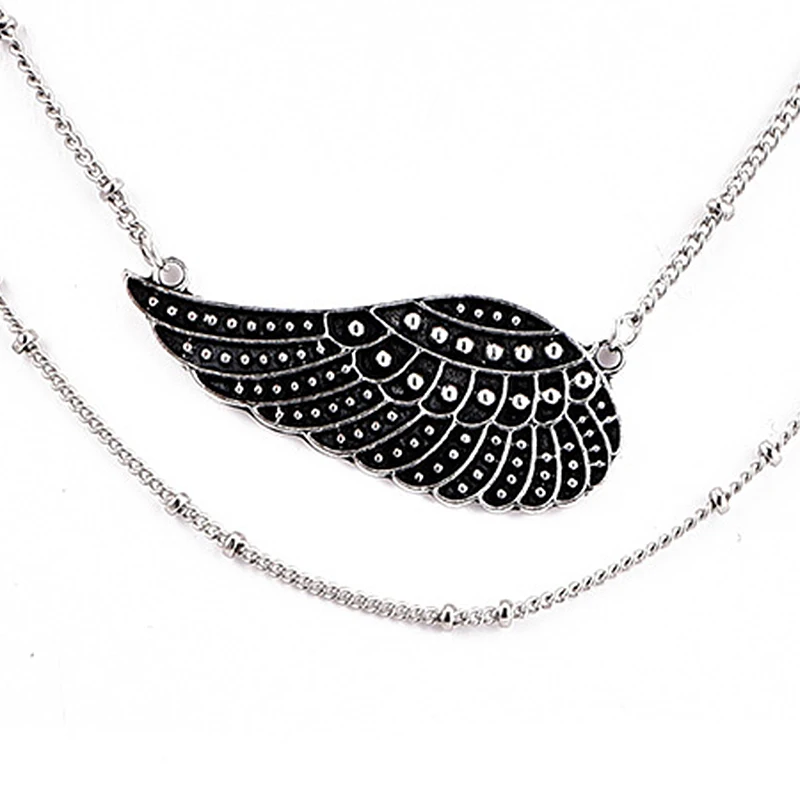 1 шт Панк Сандалеты с перепонкой на лодыжке Женские бедра цепи Крыло ангела кулон