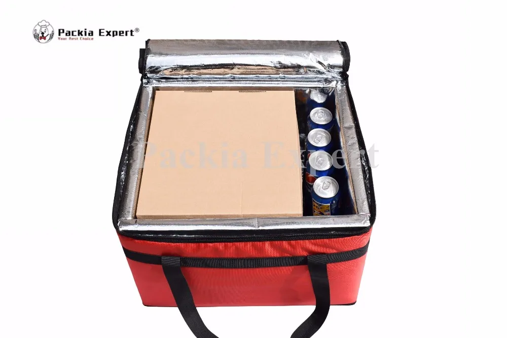 

50*42*35cm Pizza Delivery Box, Big Pizza Delivery Bag, Catering Carrier, Side Loading, 2-Way Zipper Closure SZ-504235