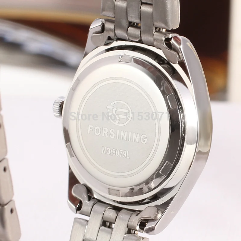 Forsinig женские кварцевые часы прочная Автоматическая нержавеющая сталь браслет