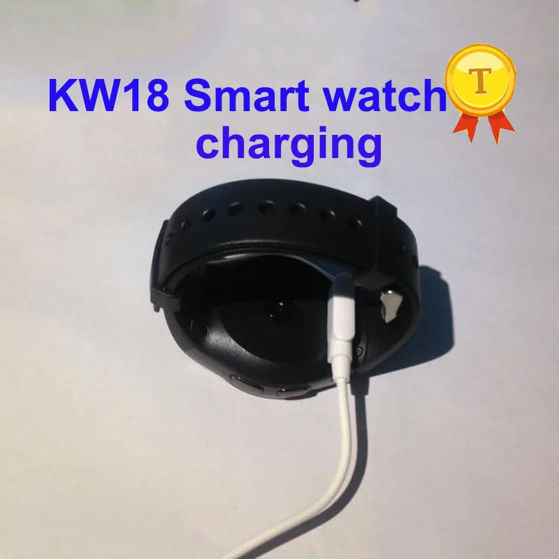 Смарт-часы kingwear kw18 хит продаж 2019 kw88 pro с 4 контактами usb и кабелем для зарядки k88h