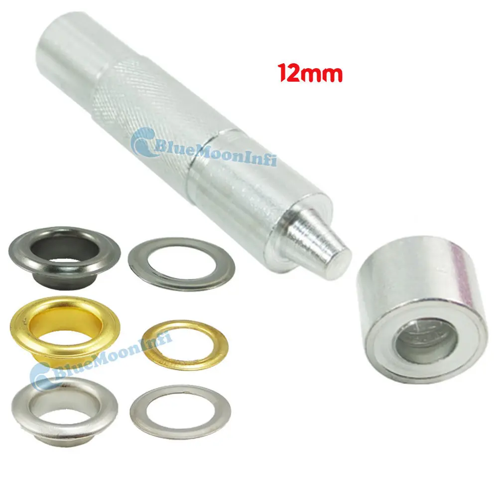 60 шт. Люверсы с люверсами из искусственной кожи и инструмент для одномерной