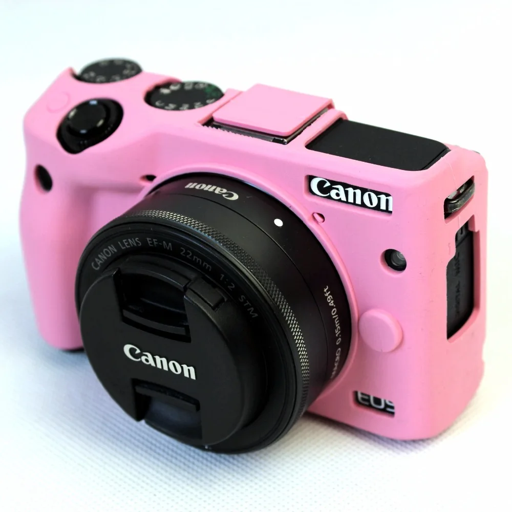 Мягкий силиконовый резиновый защитный корпус для камеры чехол Canon M3 EOS Сумка