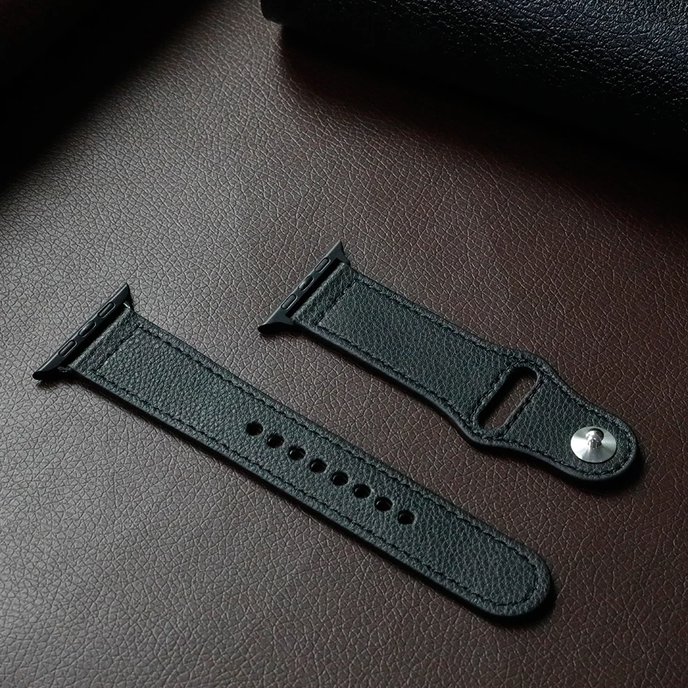 Кожаный ремешок для apple watch 5 4 band apple watch 44 мм 40 мм iwatch 3 band 42 мм 38 мм pulseira correa Браслеты Аксессуары для часов 2