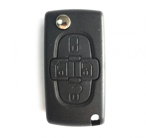 4 кнопки складной откидная оболочка ключа дистанционного управления для Citroen