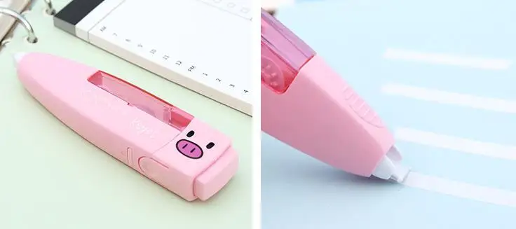 1 шт. Kawaii 5 мм* 6 м мультфильм свинья пресс-коррекция ленты Животные ленты письменные принадлежности корректирующие инструменты канцелярские товары