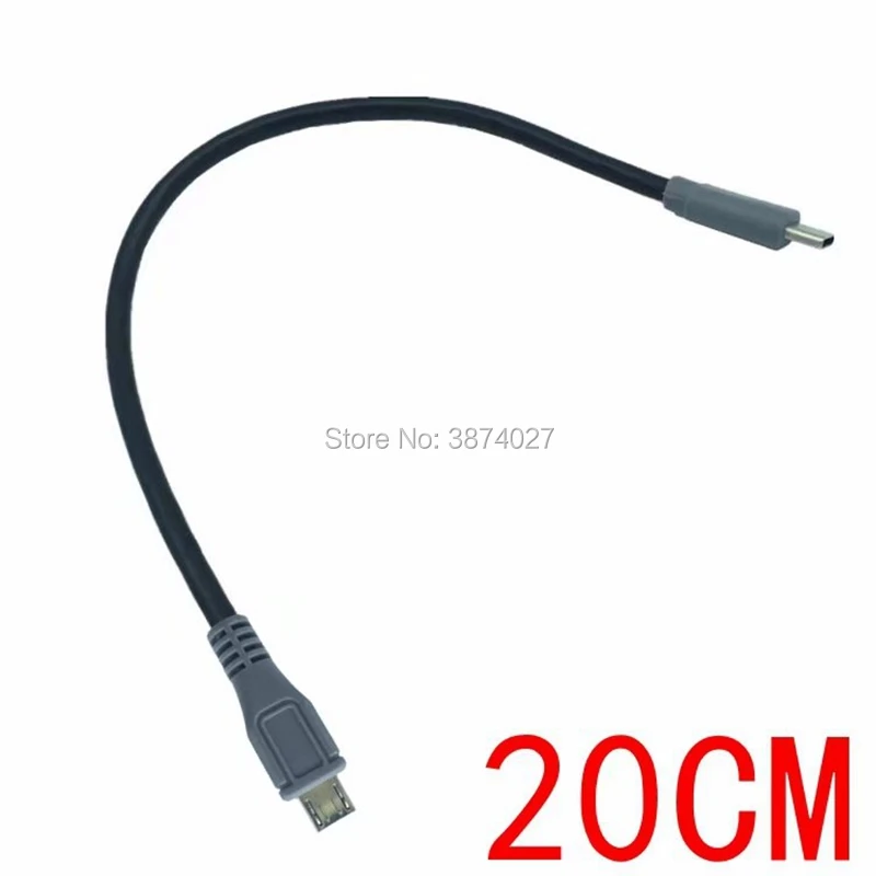 Кабель-адаптер для зарядки телефона типа C и типа C LeTV type-C и Micro USB и MINI USB OTG 25 см/1 м