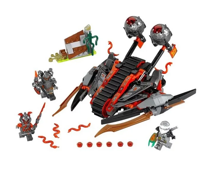 331 unids ninja nueva 10580 bermellon invasor diy modelo строительные блоки figuras ninos juguetes ladrillos совместимые