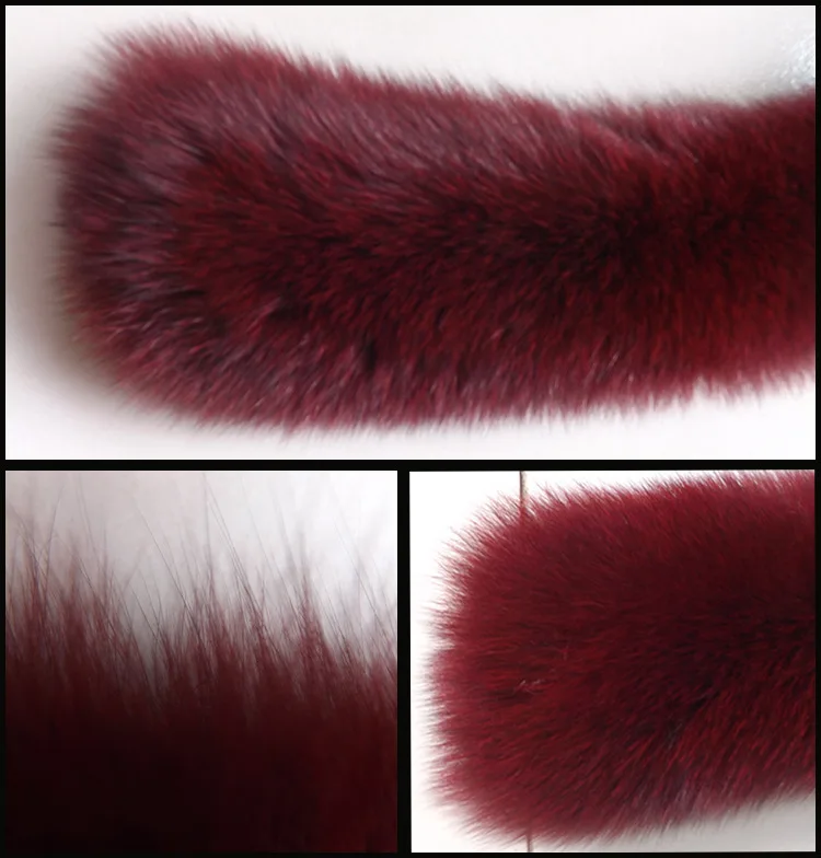 Бесплатная доставка меховой воротник шарф многоцветный из лисьего меха прямой