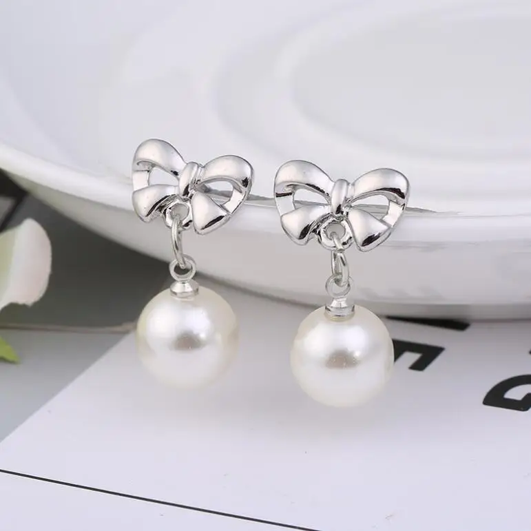 Жемчужные серьги женское ювелирное изделие модный тренд цветок для девочек