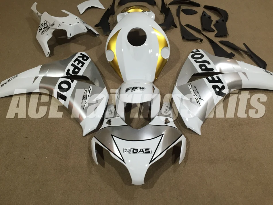 Новый ABS Обтекатели для CBR1000RR CBR1000 CBR 1000 RR 2008 2009 2010 2011 Инжекционный обтекатель