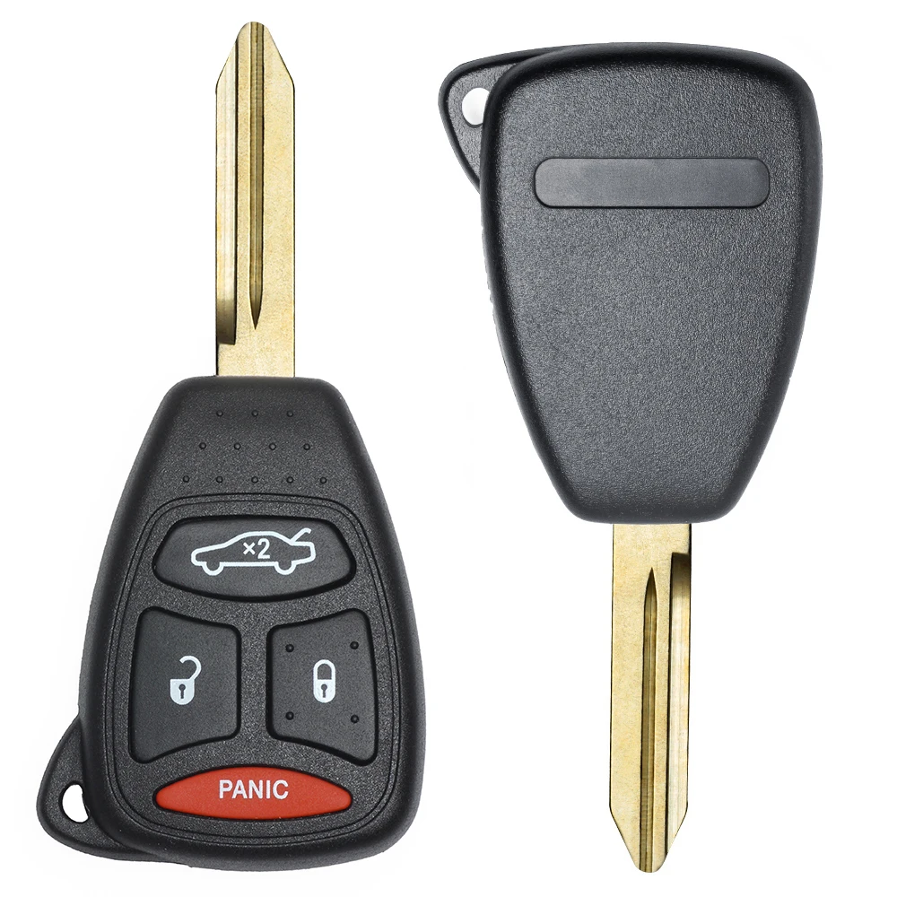 KEYECU 10 шт. Для Dodge Avenger для Chrysler 200 300 Aspen Jeep Grand Cherokee чехол ключей с дистанционным