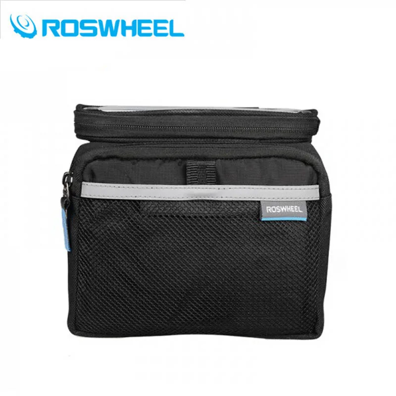 ROSWHEEL велосипедная Рама с передней головкой водонепроницаемая сумка и двойная