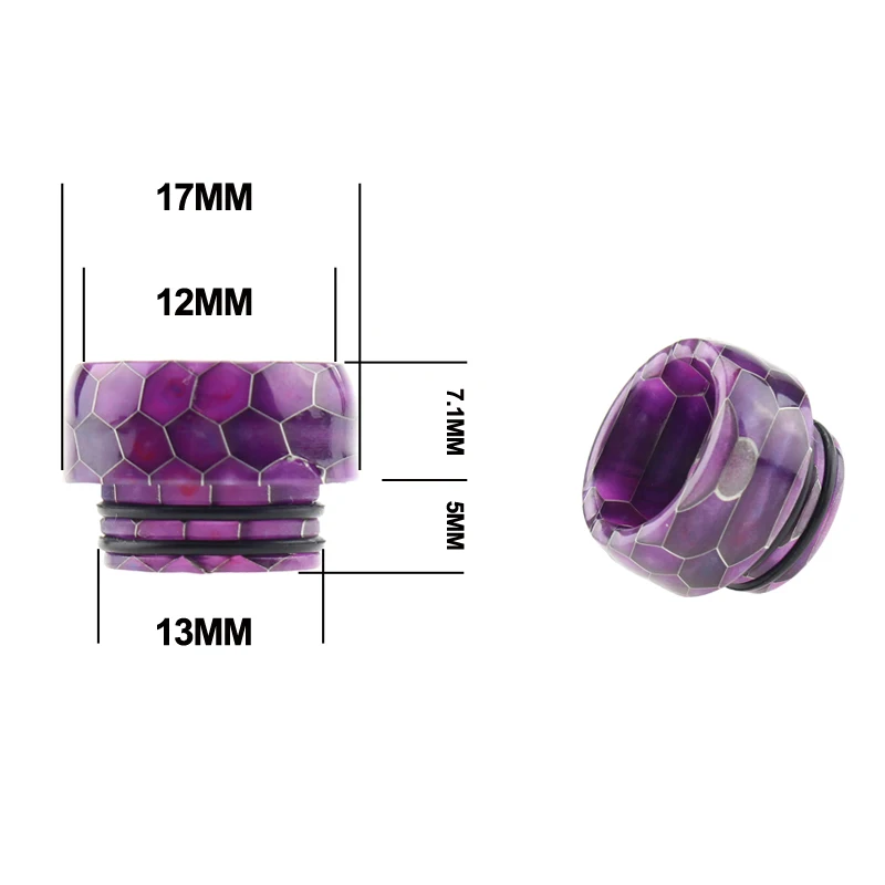 

XFKM Snake 810 Drip Tip Snake Epoxy Resin for V12 Prince X-BABY V8 BIG BABY Tank Atomizer Mouthpiece Vape drip tip 810