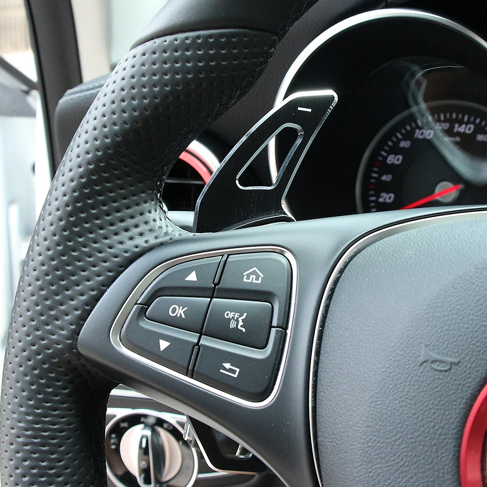 Рулевое колесо Paddle расширение Shifters Shifter для Mercedes W205 C Class Benz C200 C220 C250 C300 C400 2015 2016 |