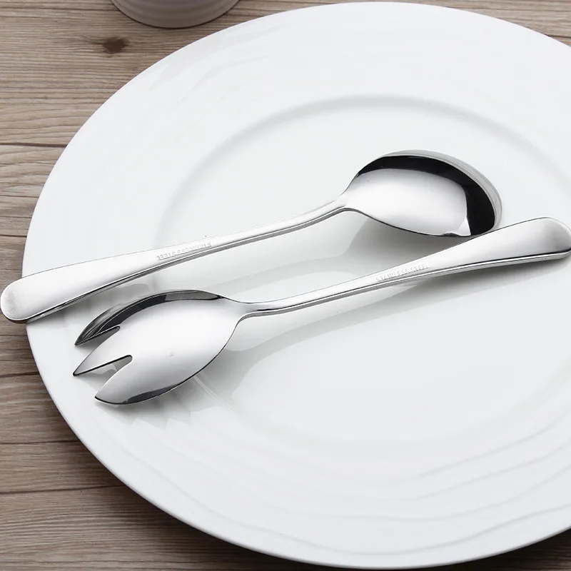 Набор из 2 предметов нержавеющей стали для салата|tableware set|set tablewaresteel tableware |