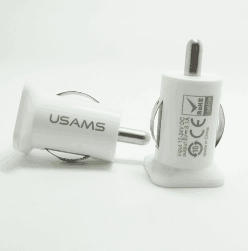 Мини USB Автомобильное зарядное устройство адаптер 2A автомобильное мобильный