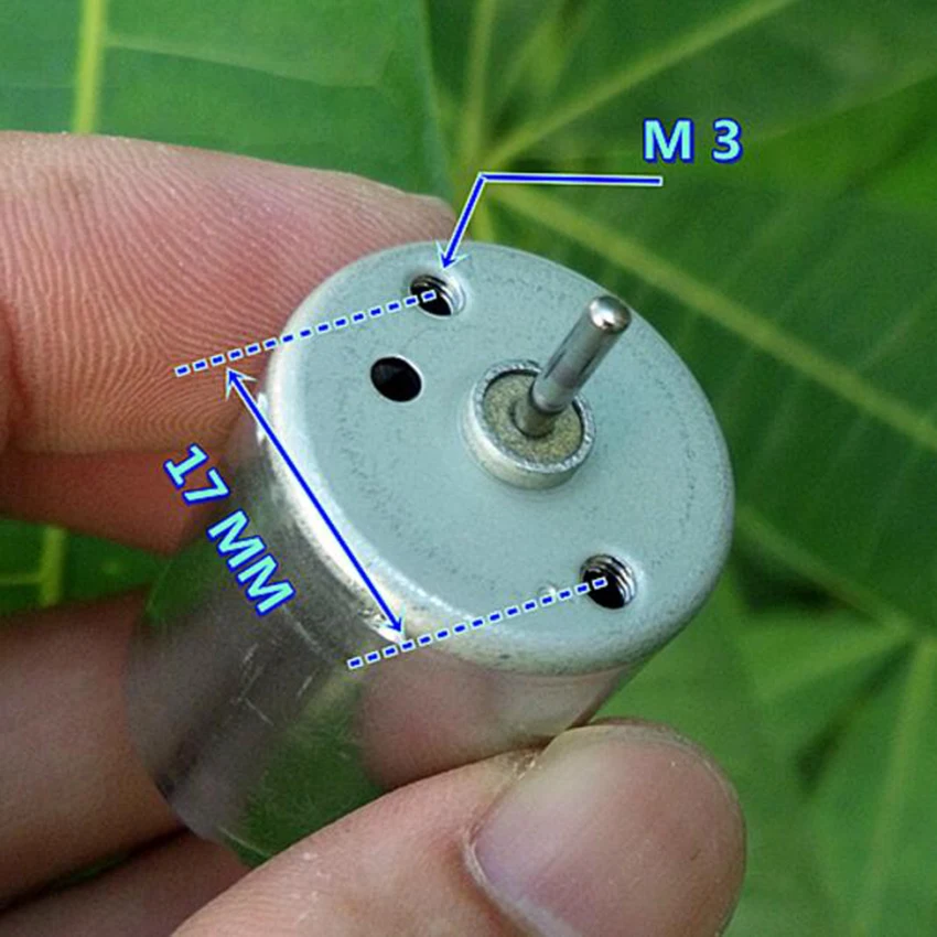 1pc 370 Micro DC Motor 6V-7.2V 12000 RPM for Electrical Appliances Car or ship model RF-370C | Обустройство дома