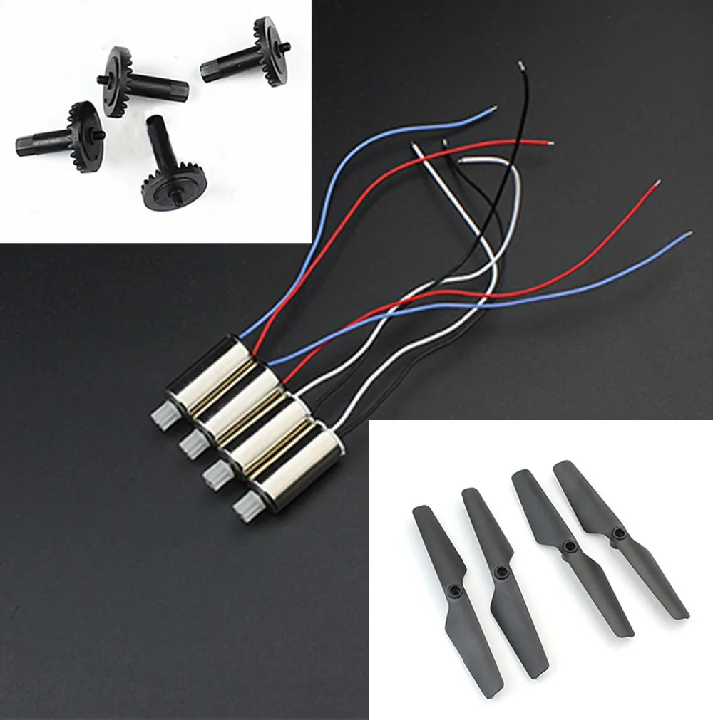 

JJR/C JJRC H47 E560 ELFIE Plus RC Quadcopter spare parts H47-04/H47-05 CW CCW motor +big gear + blade set