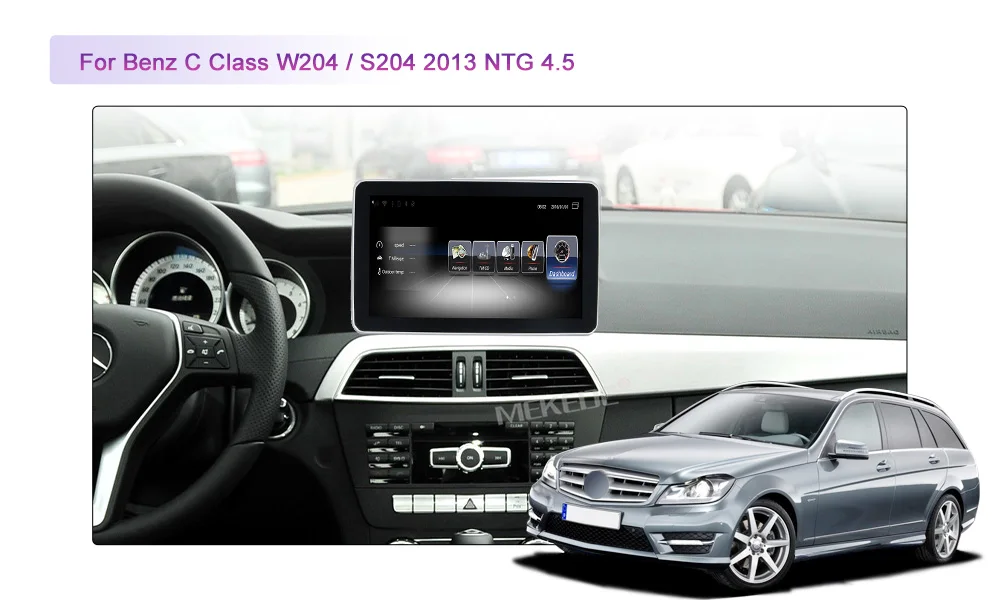 MEKEDE 4G LTE 3 ГБ ОЗУ " Android 7,1 автомобильный мультимедийный плеер для Benz C-Class W204 S204 2011-2013 wifi BT поддержка 4G sim-карты