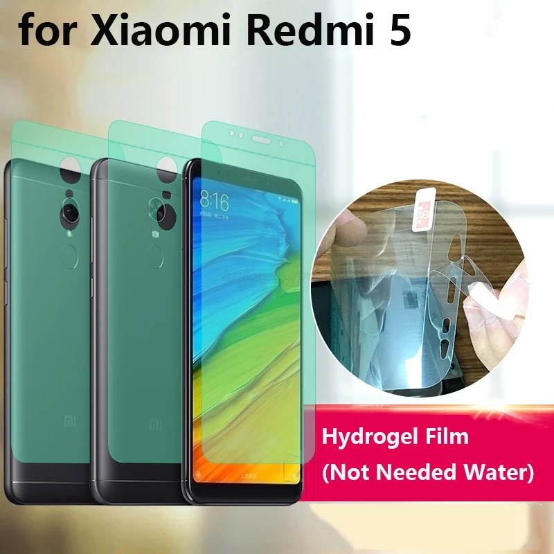 Мягкое гидрогелевое защитное покрытие для экрана с защитой от царапин 4D Xiaomi Redmi 5 7