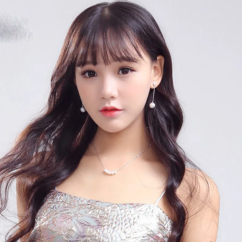 Темпераментные жемчужные серьги с кисточками предотвращают аллергию пряжки для