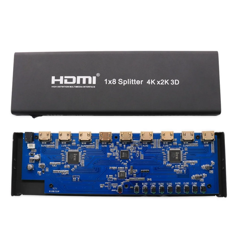 SSRIVER 5 шт./лот 4 K HDMI 1x2 1x4 1x8 2160 P сплиттер full HD 1080 усилитель коммутатор адаптер