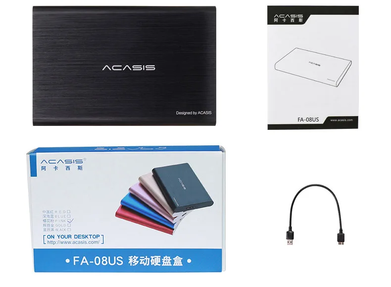 Распродажа ACASIS 160GB внешний жесткий диск USB3.0 жесткий диск для хранения устройств высокая скорость 2,5 ''HDD Настольный Ноутбук Hd Externo