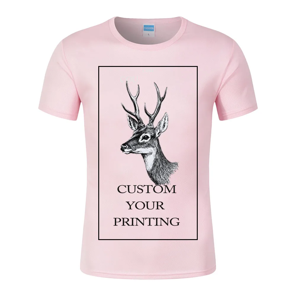 Футболки с принтом на заказ Мужская модная футболка собственного дизайна