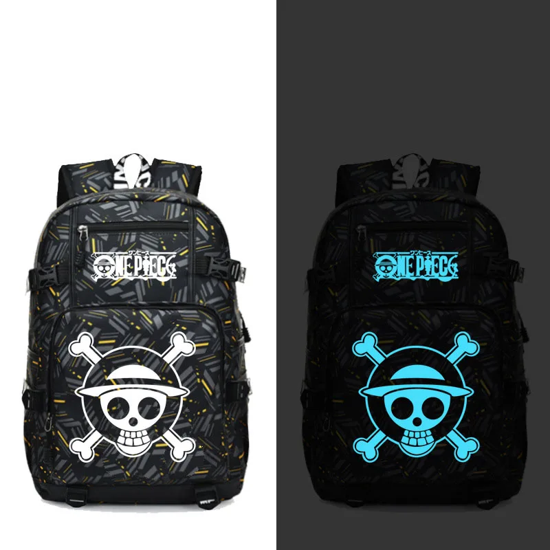 Измельчитель Луффи Чоппер Череп Рюкзак с надписью Law модные ноутбук рюкзак USB