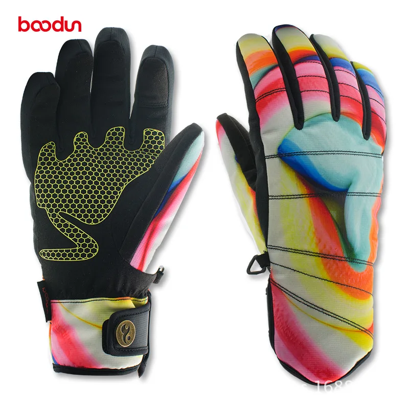 

Outdoor Ski Gloves Winter Warm Thickened Wind Waterproof Women Sports Gloves Warm Ski Gloves Waterproof Windproof Skiing Gloves