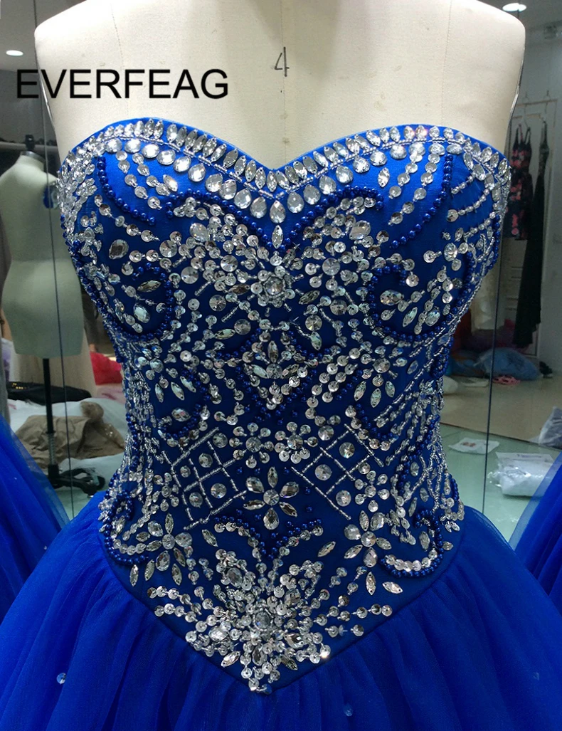Бальное платье Королевского синего цвета с бусинами 2020|royal blue quinceanera dresses|quinceanera