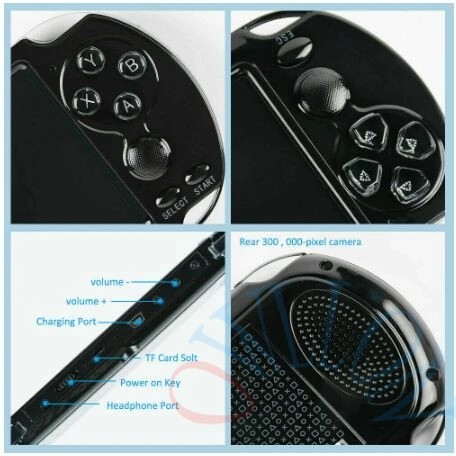 COOLBABY 32/64/128 бит " ЖК-дисплей X9 плюс двойной рокер 16G Портативный чехол для телефона в виде ретро-игровой консоли видео MP5 TF карты для GBA/NES 10000 игры