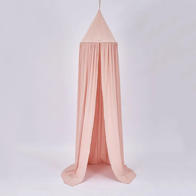 pink-B Смелов висит балдахин для детской кроватки Круглый купол кровать украшение для канапе покрывало сетка-занавеска от насекомых дома кровать навес для детской кроватки висячий купол романтический - Цвет: pink-B